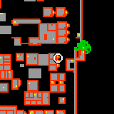 The City Wall 5b on the map
